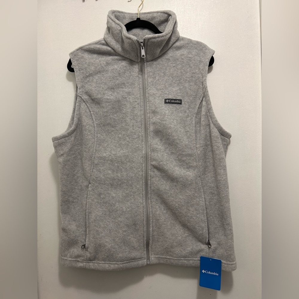 Columbia Women's Gray Fleece Vest